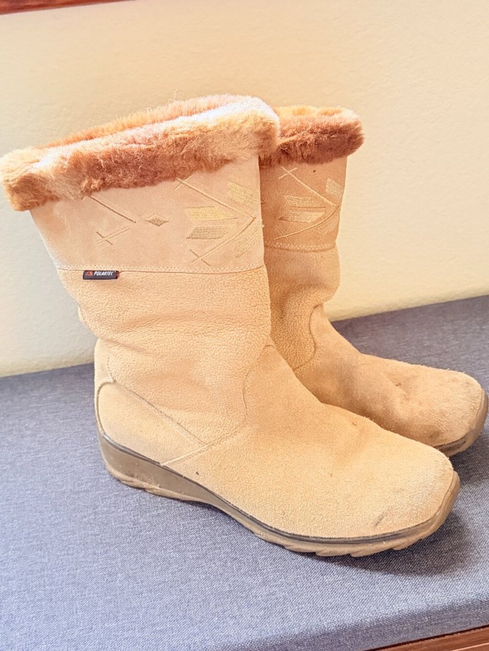 Sporto Polartec Suede Winter Boots, size 9.5M